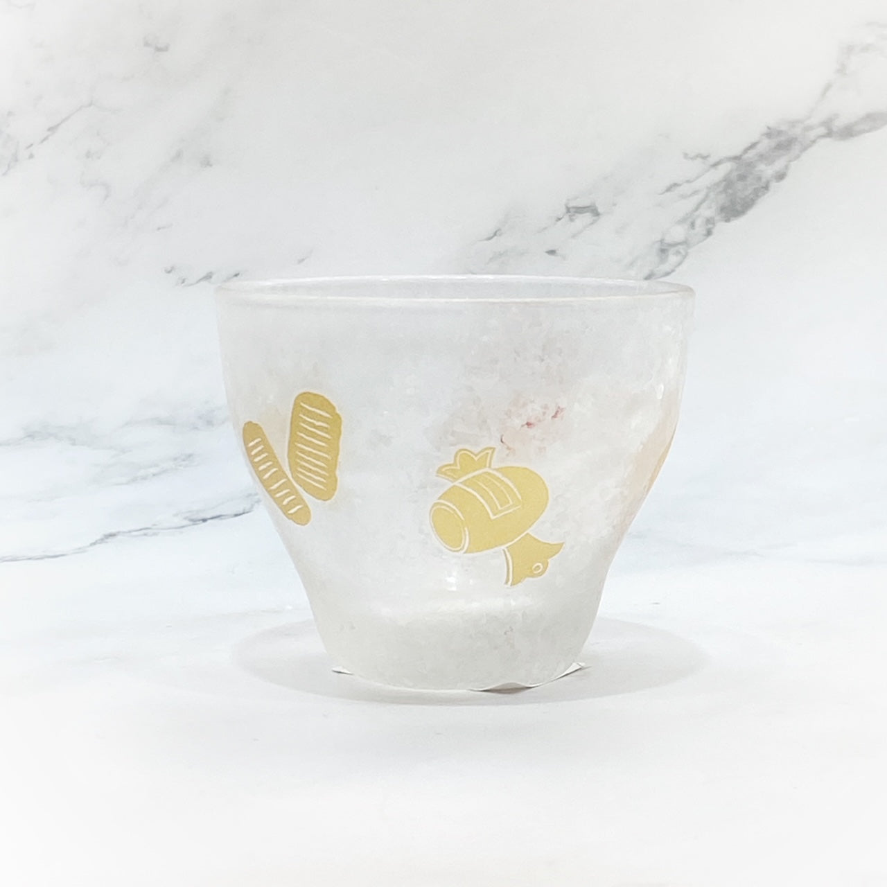 Aderia Beckon Cat Mt. Fuji Sake Cup - Beckon Cat